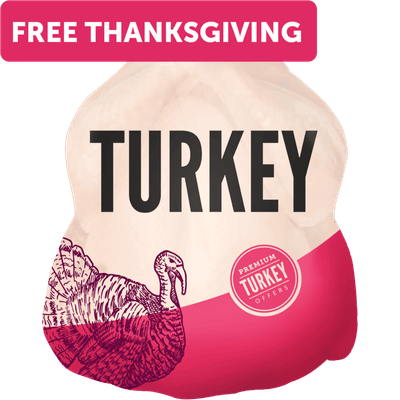 Free frozen whole turkey