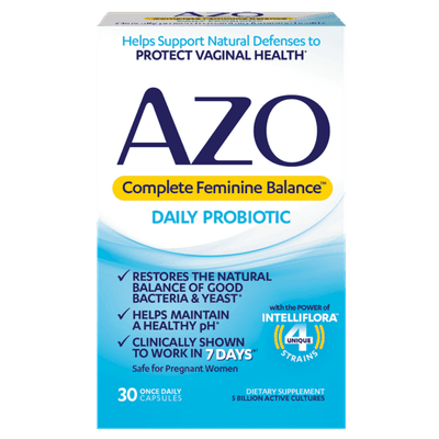 Azo complete feminine balance™ daily probiotic