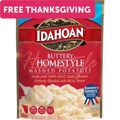 Free idahoan® family size mashed potatoes