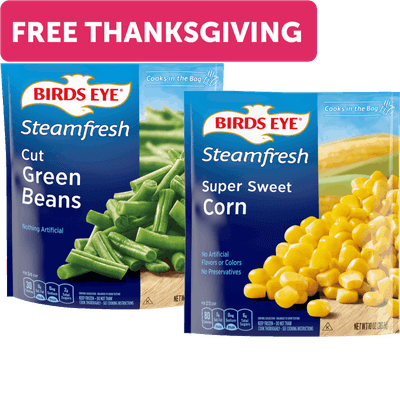 Free birds eye frozen vegetables