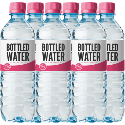 Any brand bottled water